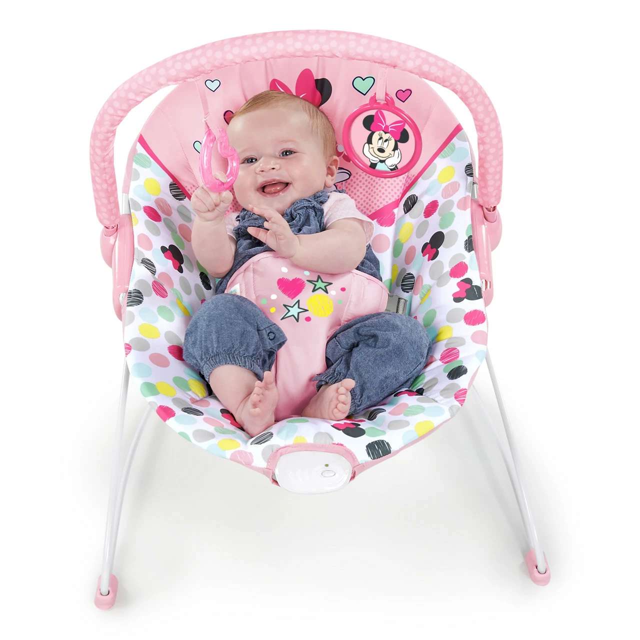 Minnie Mouse Spotty Dotty Vibrating Bouncer 2 Minnie Mouse Spotty Dotty Vibrating Bouncer - Image 2