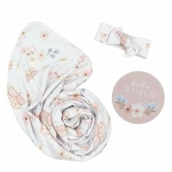 Newborn Hello World Gift Set Butterfly Garden