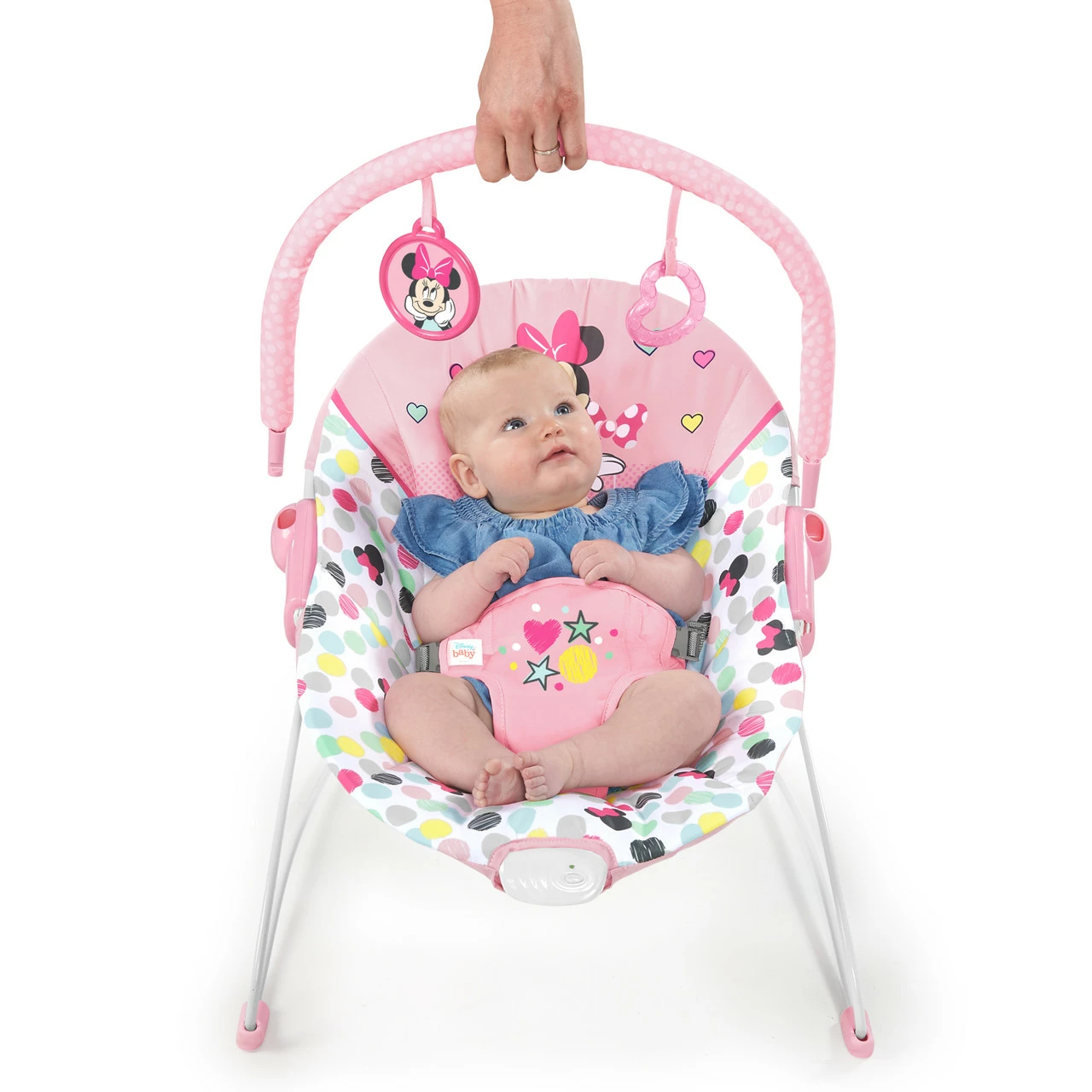 Minnie Mouse Spotty Dotty Vibrating Bouncer 3 Minnie Mouse Spotty Dotty Vibrating Bouncer - Image 3